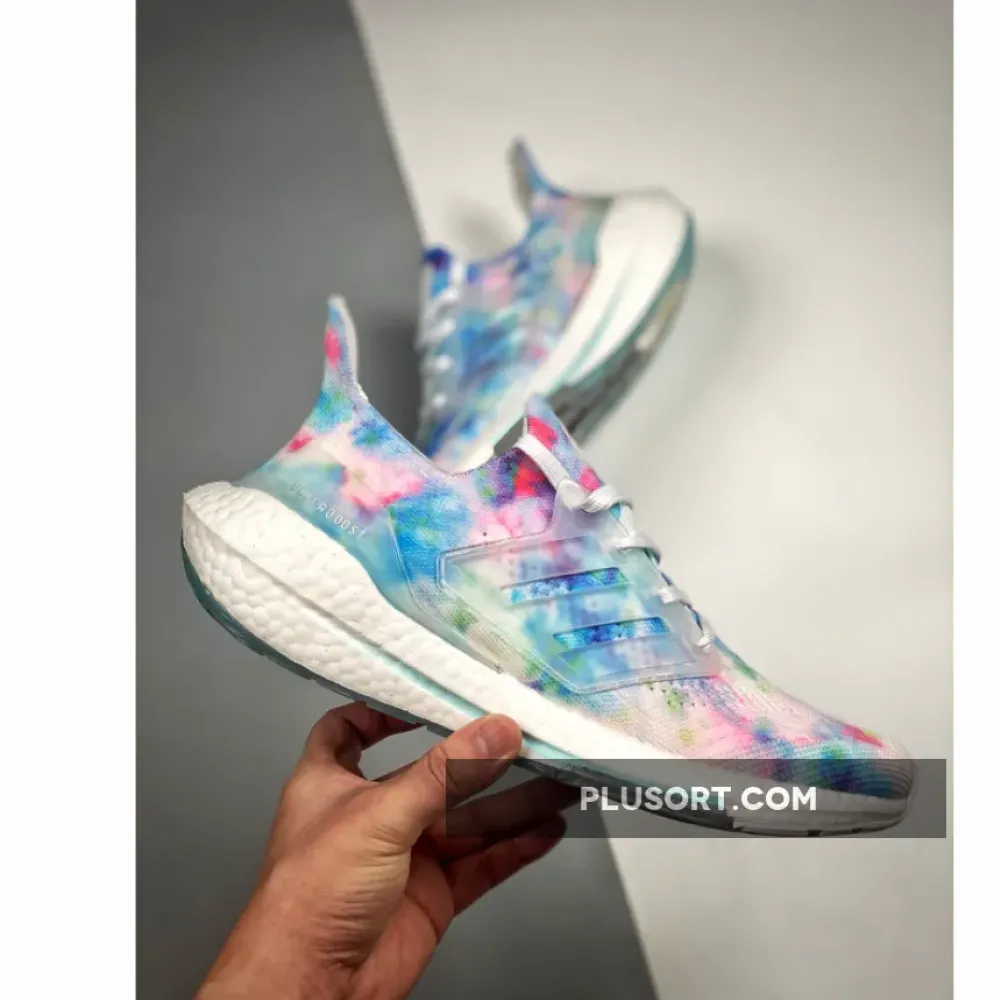 adidas Ultra Boost 2021 “Tie-Dye” White Mint Tone  GZ7104