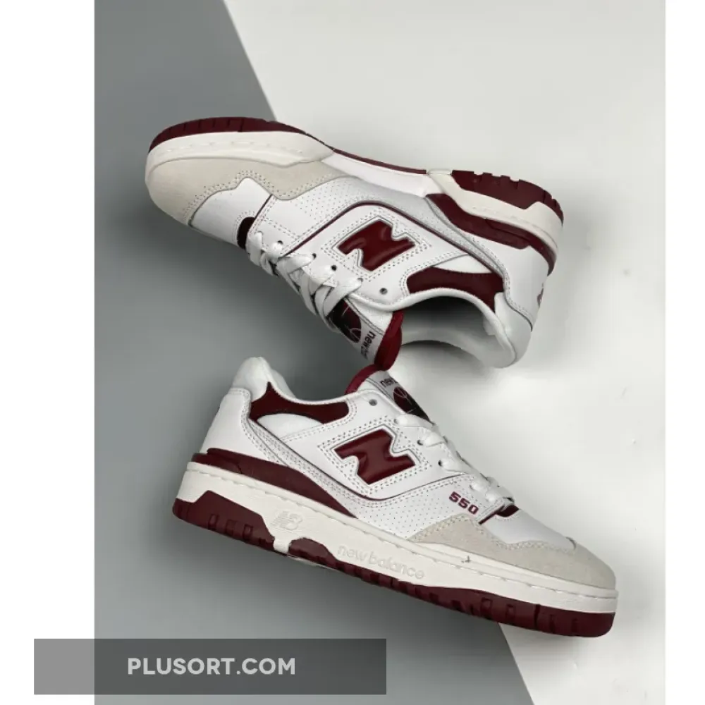 New Balance 550 Sea Salt/Burgundy BB550LI1