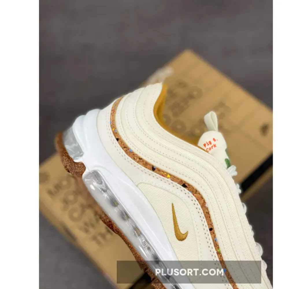 Nike Air Max 97 “Cork” Coconut Milk/Volt  DC4012-100