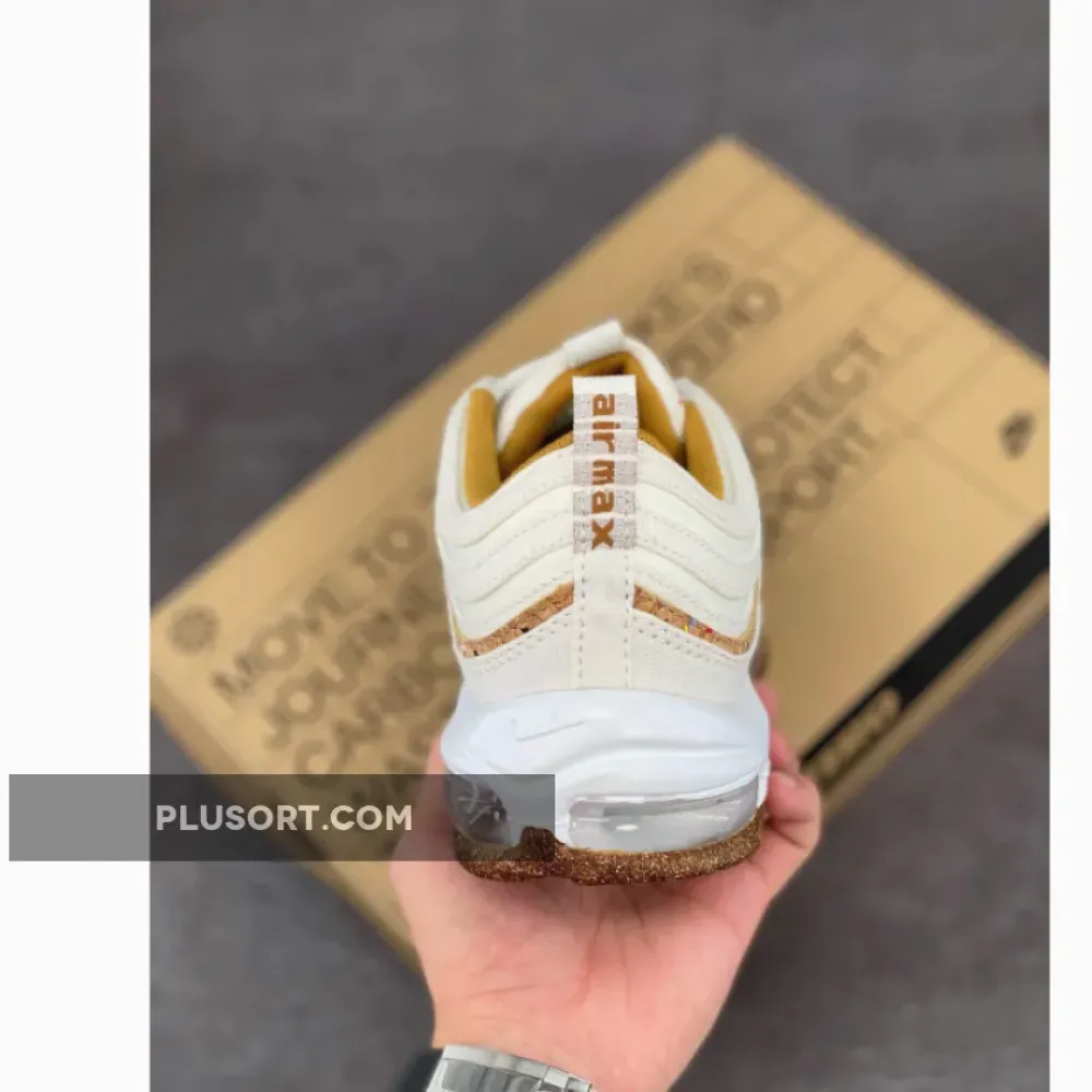 Nike Air Max 97 “Cork” Coconut Milk/Volt  DC4012-100