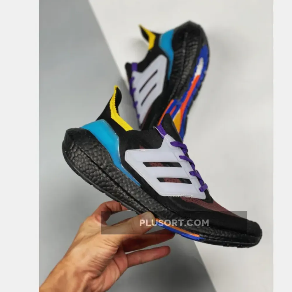 adidas Ultra Boost 2021 Core Black/Cloud White/Pulse Aqua S23870