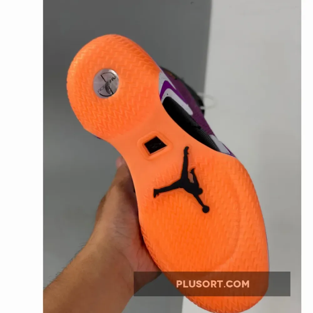 Air Jordan 36 “First Light” Black/White-Bright Mango-Hyper Violet CZ2650-004