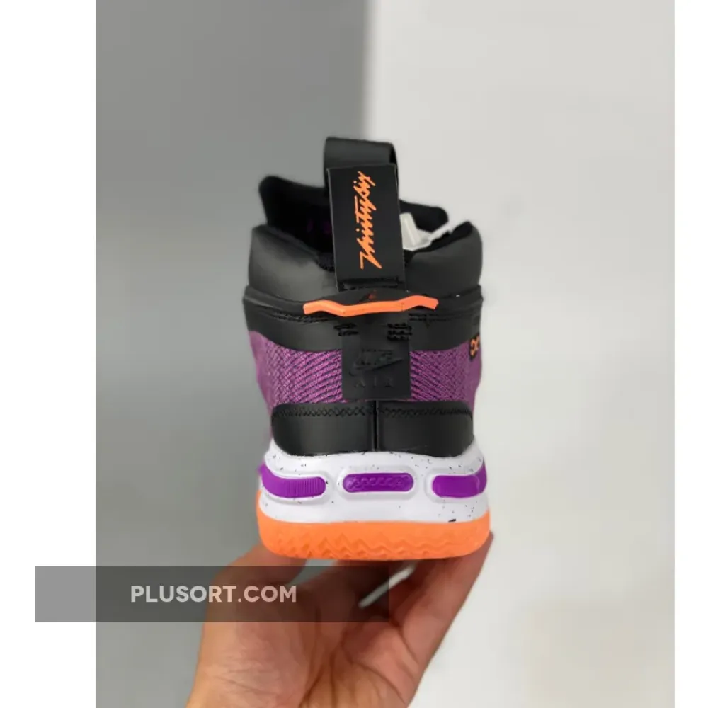 Air Jordan 36 “First Light” Black/White-Bright Mango-Hyper Violet CZ2650-004
