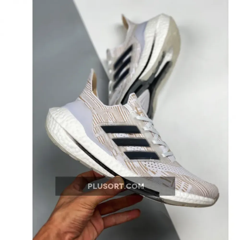 adidas Ultra Boost 2021 Primeblue Non Dyed/Black/Night Flash FY0838