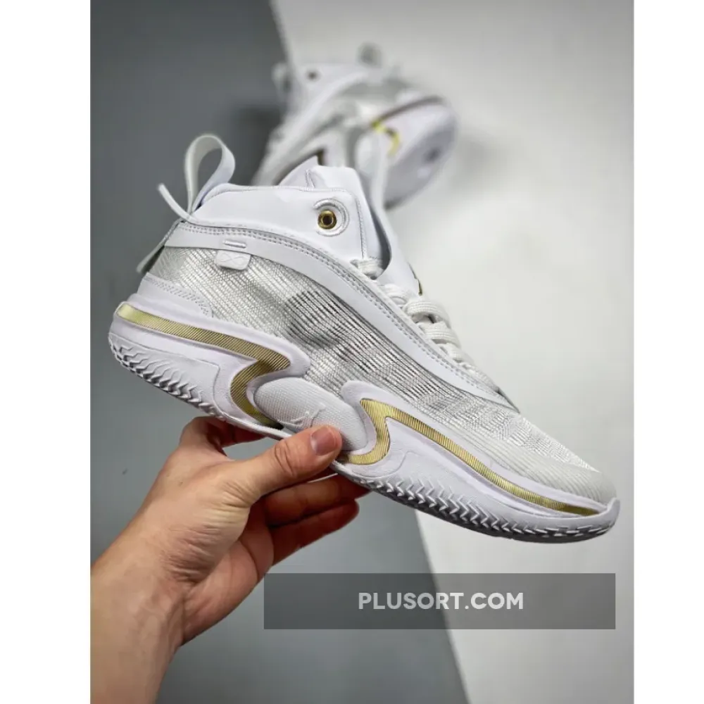 Air Jordan 36 “Glory” White/Black-Metallic Gold  DJ4482-100