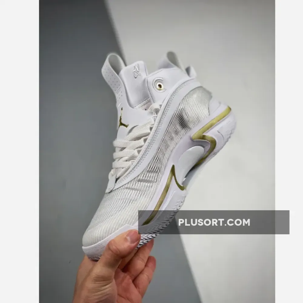 Air Jordan 36 “Glory” White/Black-Metallic Gold  DJ4482-100