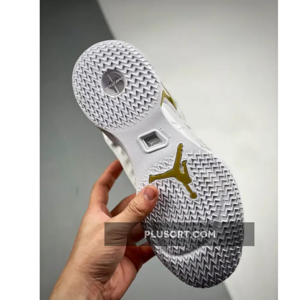 Air Jordan 36 “Glory” White/Black-Metallic Gold  DJ4482-100