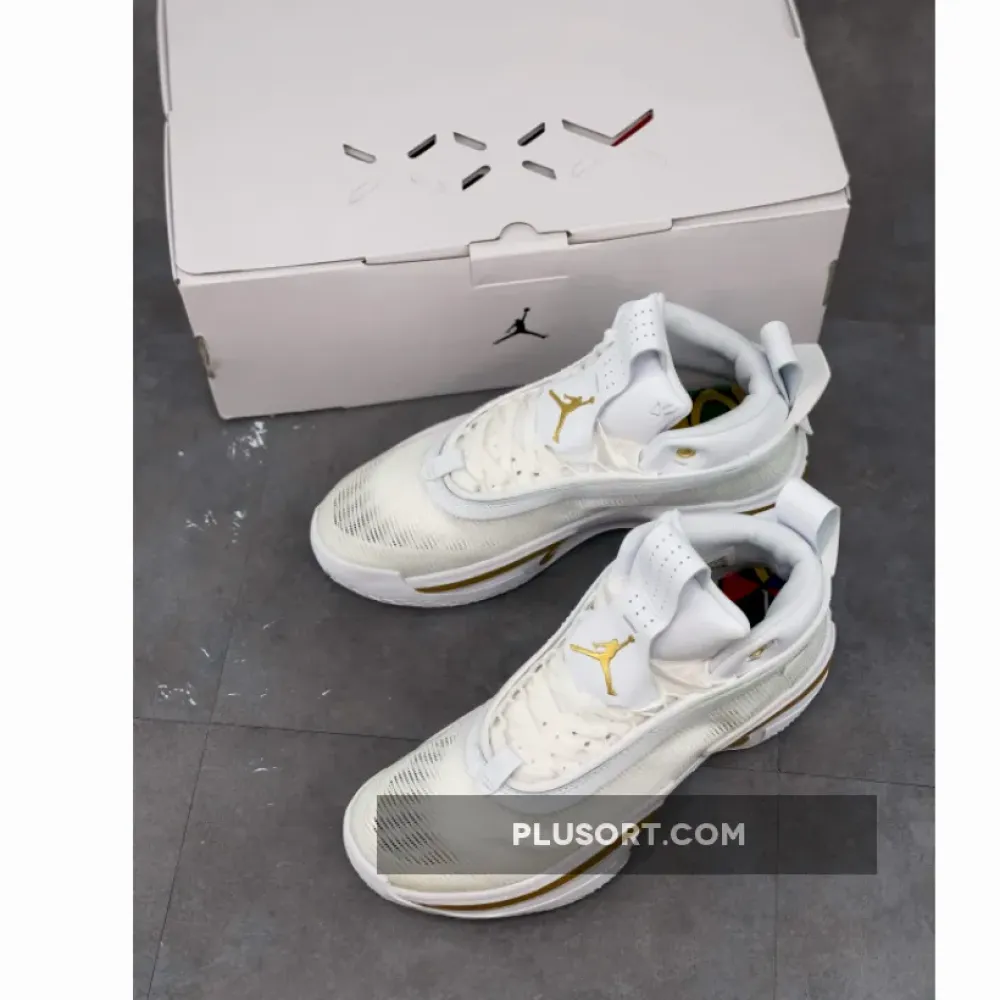 Air Jordan 36 “Glory” White/Black-Metallic Gold  DJ4482-100