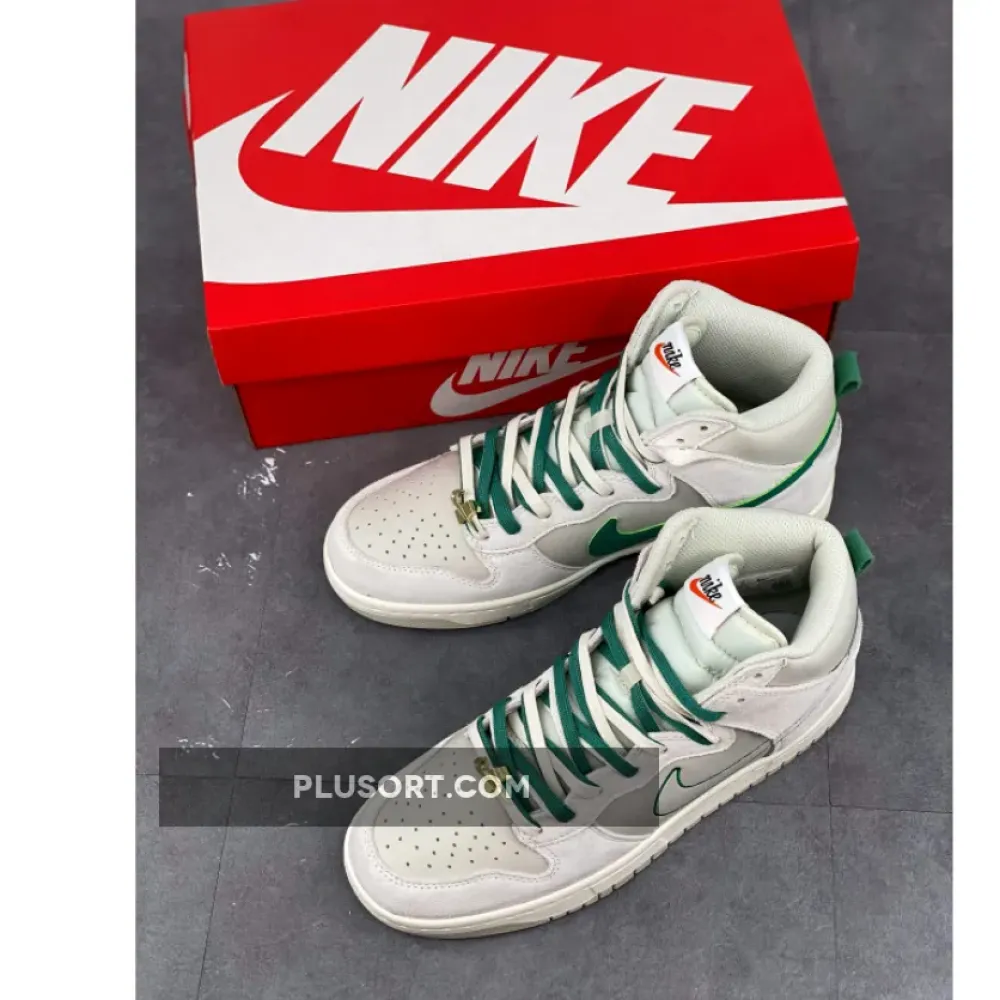 Nike Dunk High “First Use” Light Bone/Sail/Green Noise DH0960-001