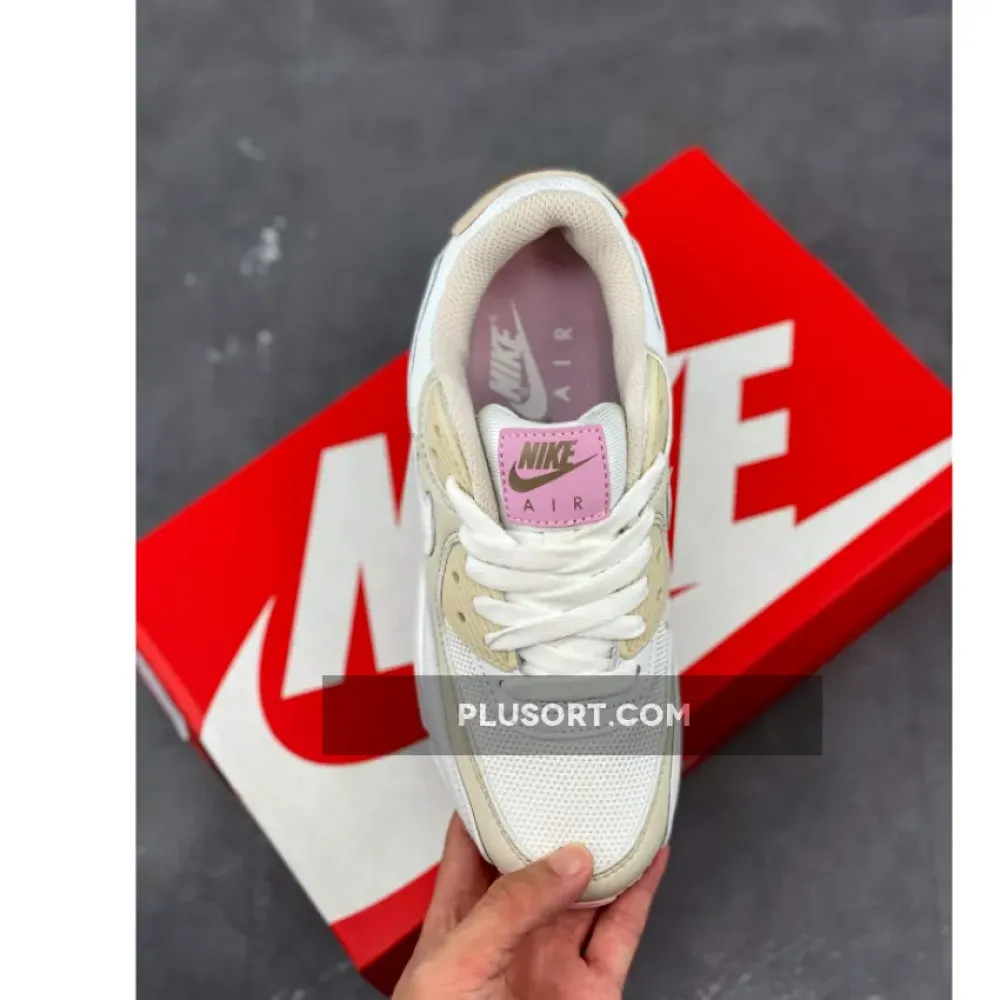 Nike Air Max 90 White/Metallic Red Bronze/Light Orewood Brown CT1873-100