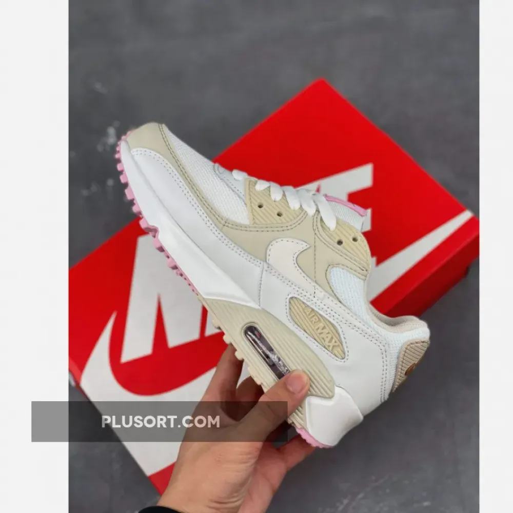 Nike Air Max 90 White/Metallic Red Bronze/Light Orewood Brown CT1873-100