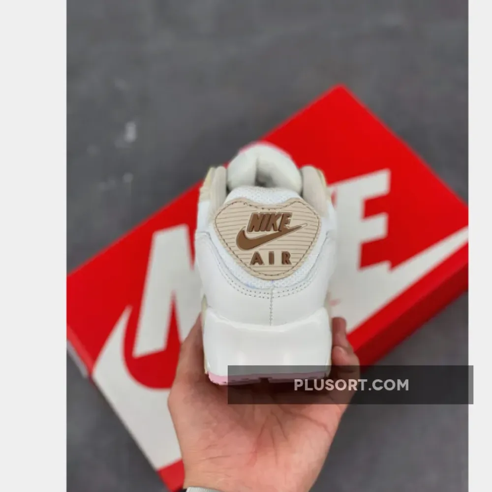 Nike Air Max 90 White/Metallic Red Bronze/Light Orewood Brown CT1873-100