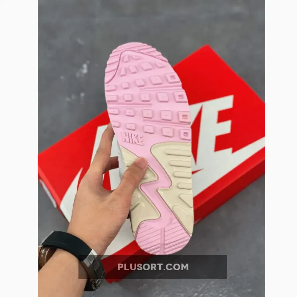 Nike Air Max 90 White/Metallic Red Bronze/Light Orewood Brown CT1873-100