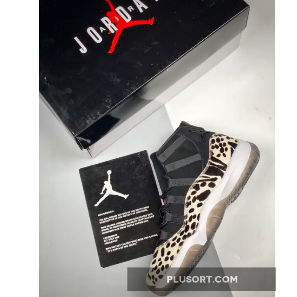 Air Jordan 11 “Animal Instinct” Black/Red-Sail-White AR0715-010