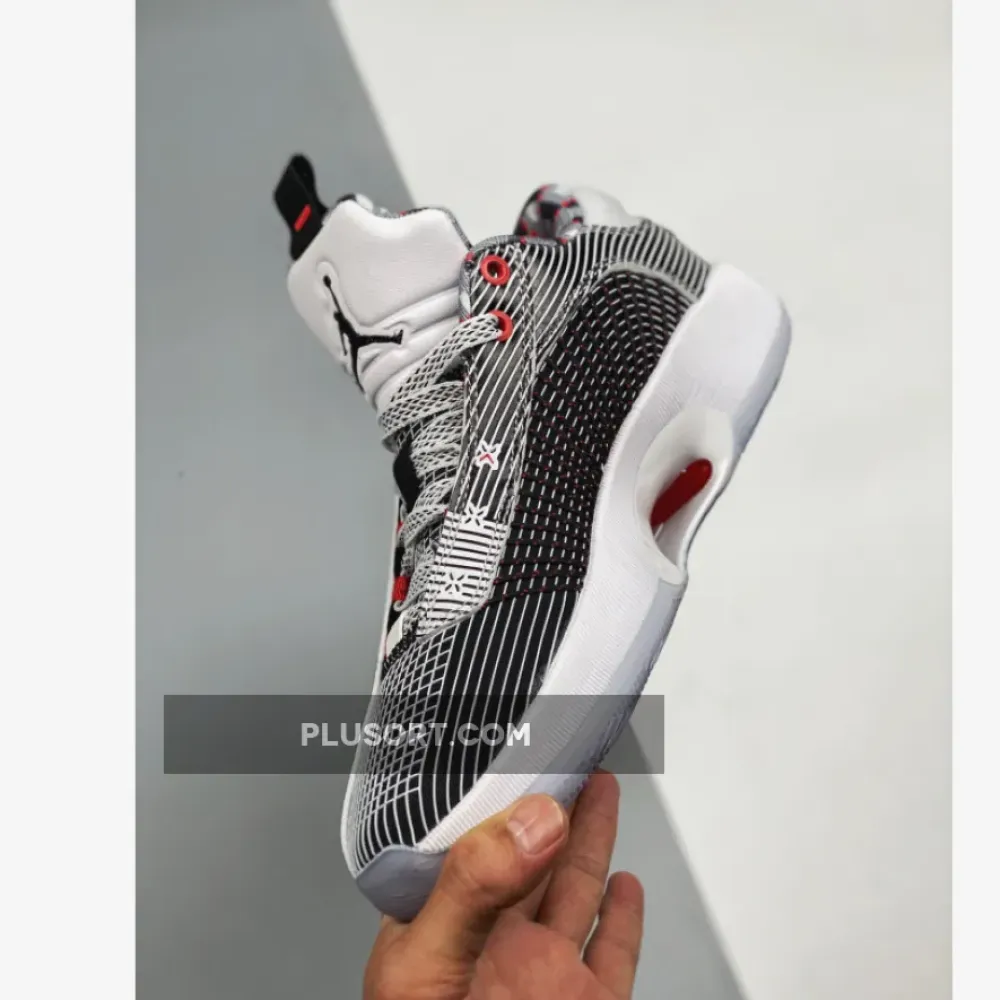 Air Jordan 35 Low “Quai 54” White/Black-University Red DJ2830-106