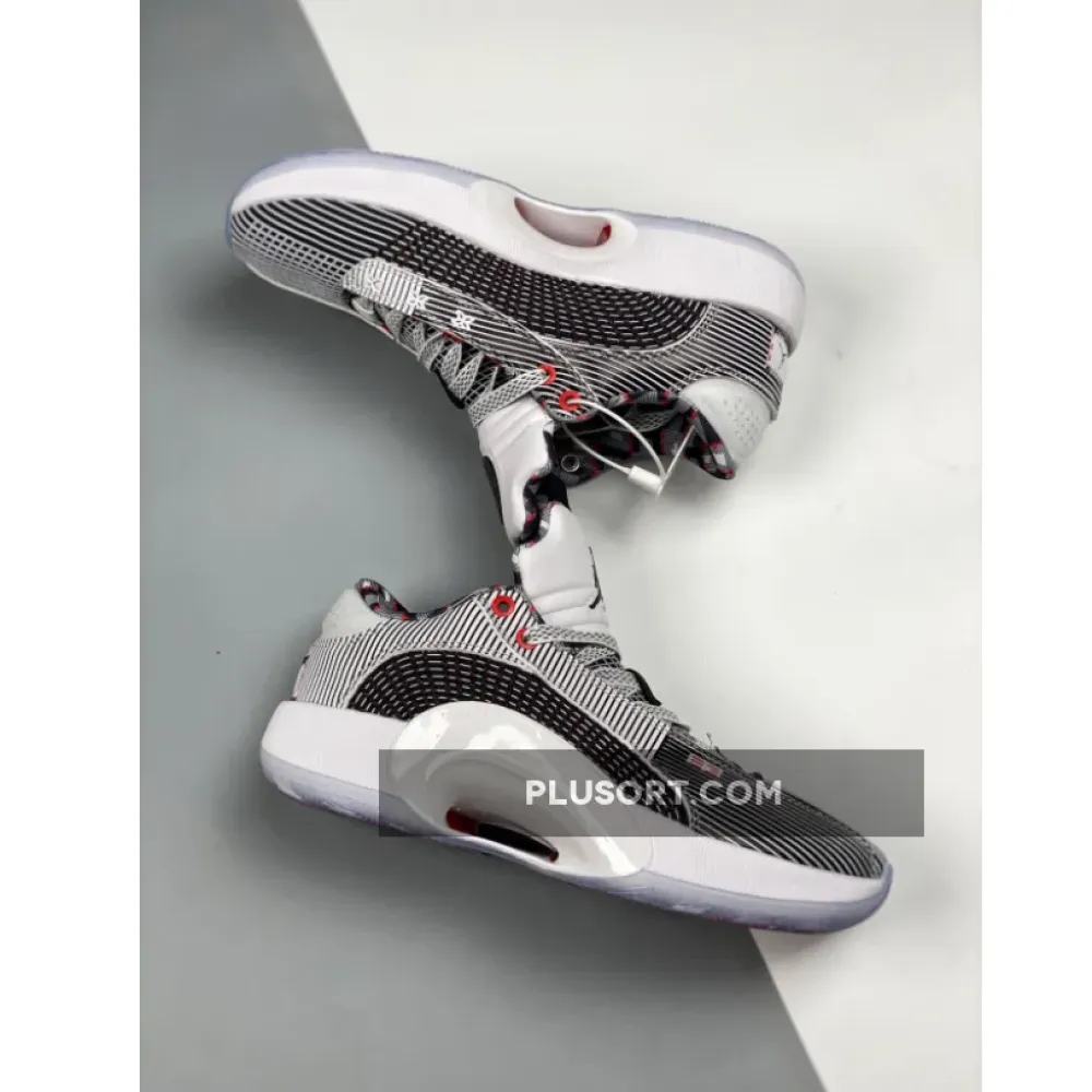 Air Jordan 35 Low “Quai 54” White/Black-University Red DJ2830-106