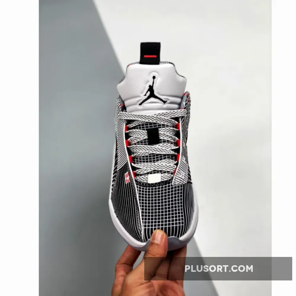 Air Jordan 35 Low “Quai 54” White/Black-University Red DJ2830-106