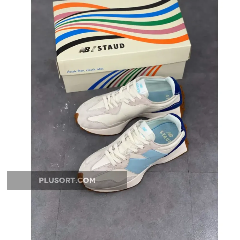 STAUD x New Balance 327 White Grey MS327SZ