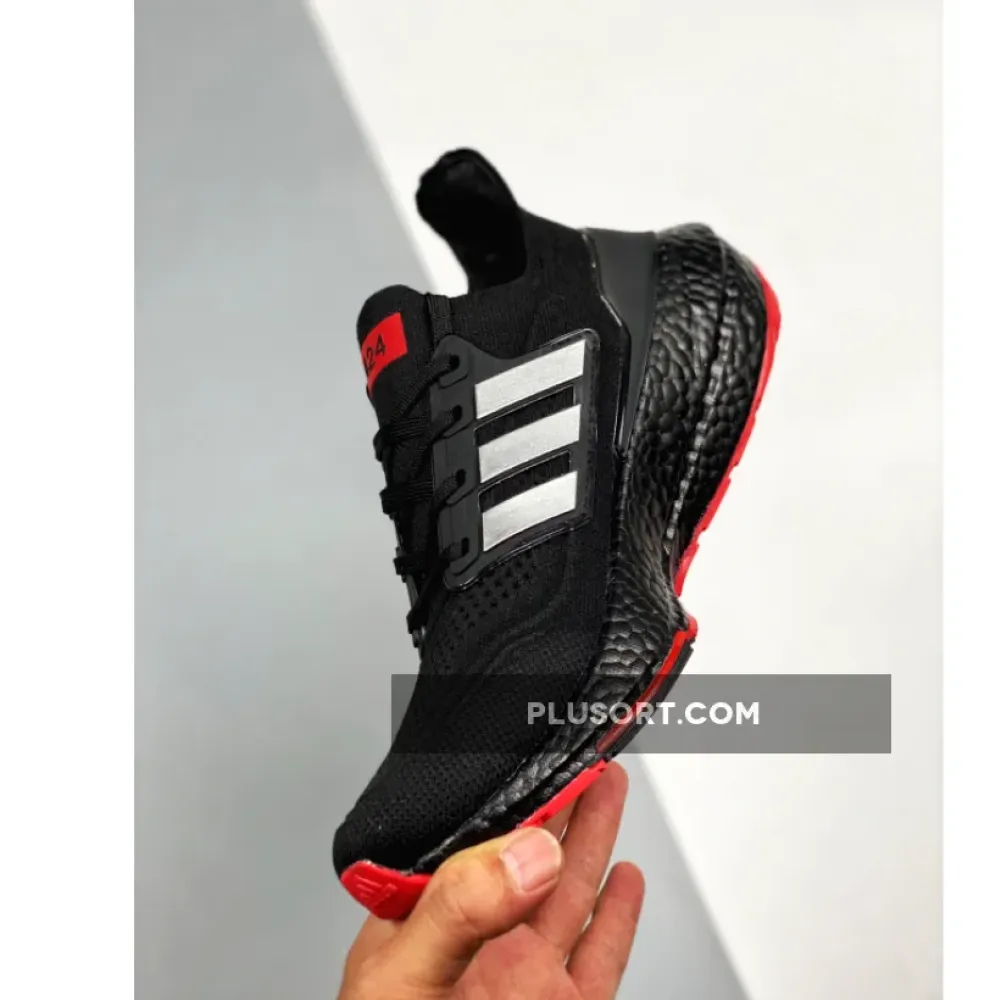 424 x adidas Ultra Boost 21 Arsenal Black Scarlet  GV9716