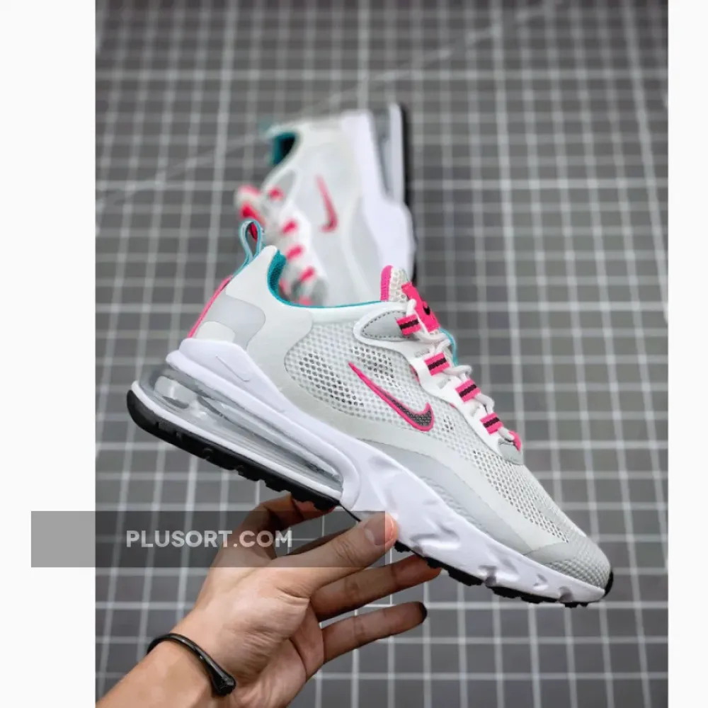 Nike Air Max 270 React White Teal and Pink CZ1612-100
