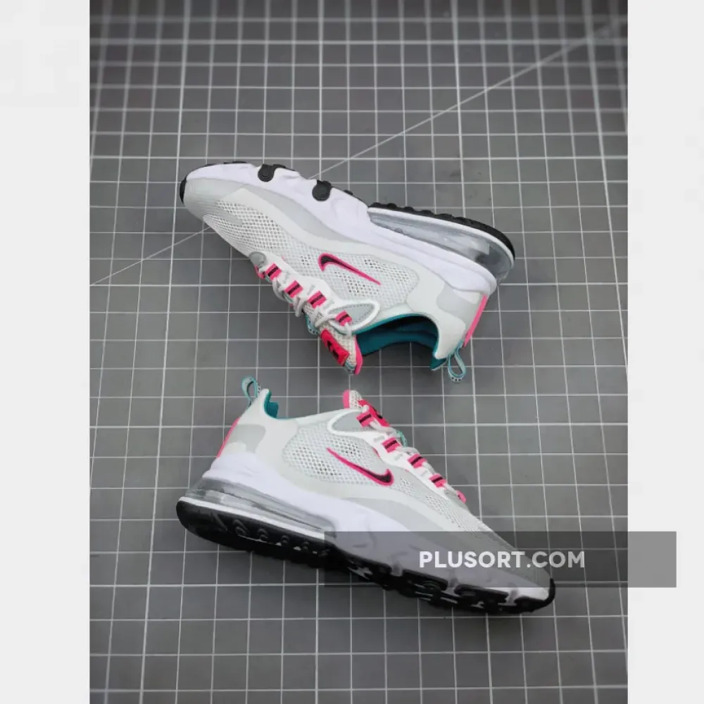 Nike Air Max 270 React White Teal and Pink CZ1612-100