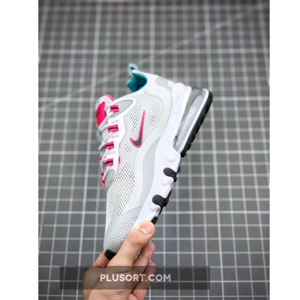 Nike Air Max 270 React White Teal and Pink CZ1612-100
