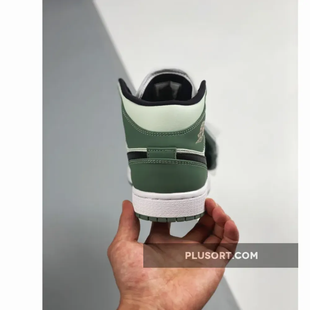 Air Jordan 1 Mid SE Dutch Green/Black-Barely Green CZ0774-300