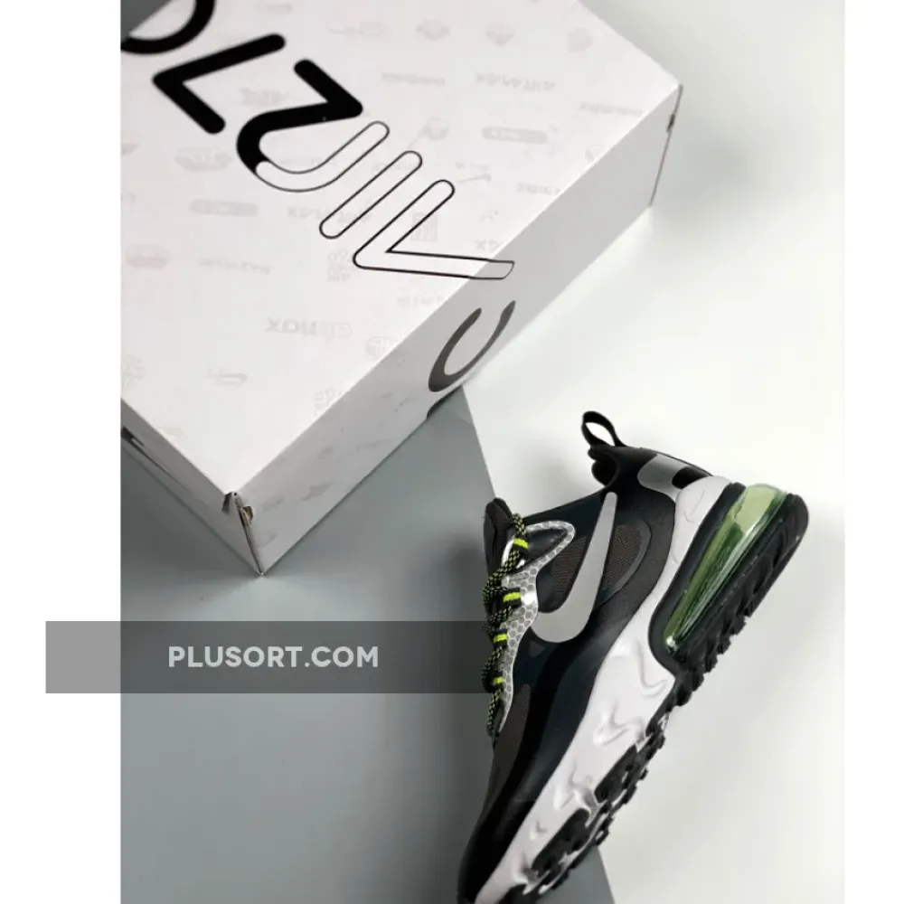 3M x Nike Air Max 270 React Black Reflective Silver  CT1647-001