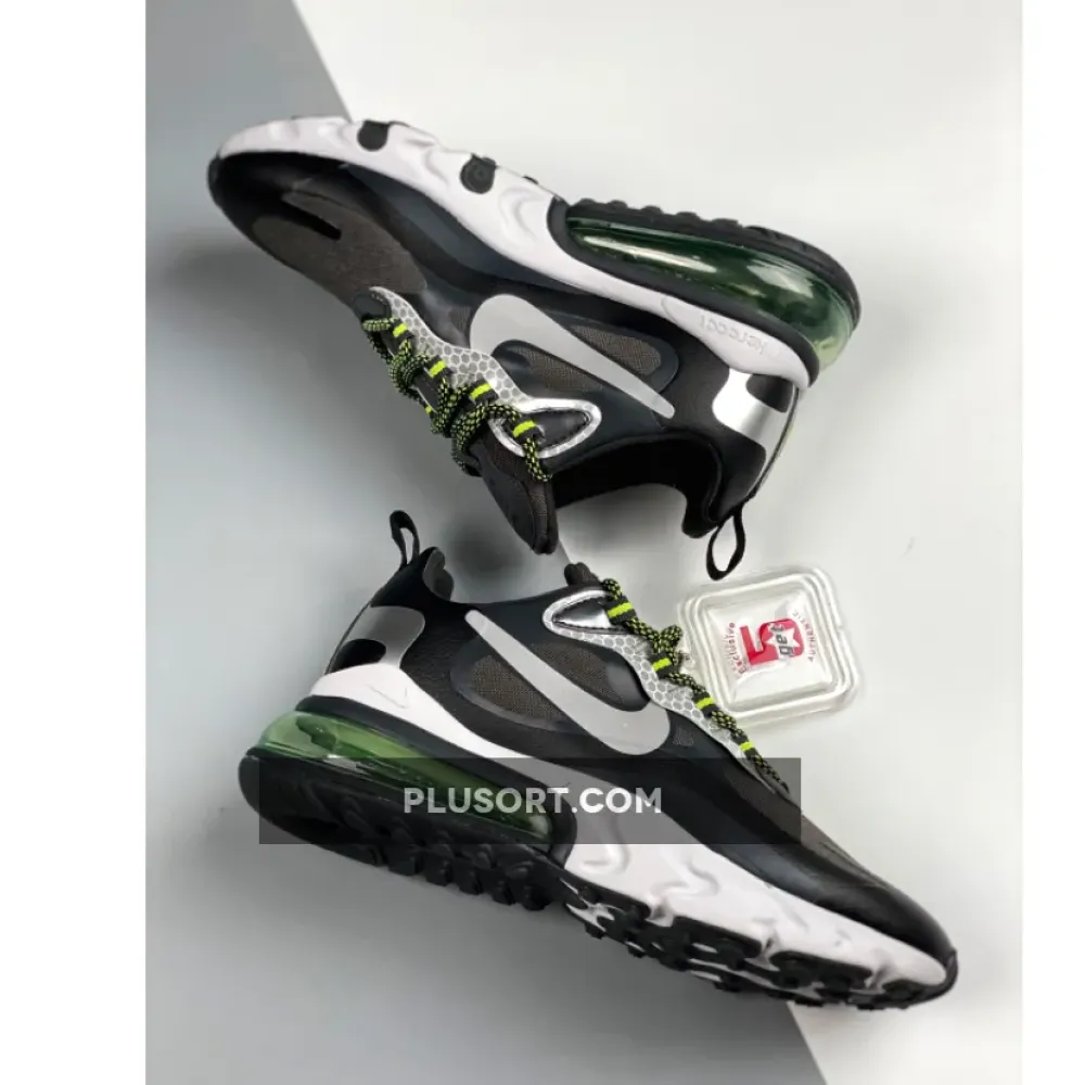 3M x Nike Air Max 270 React Black Reflective Silver  CT1647-001
