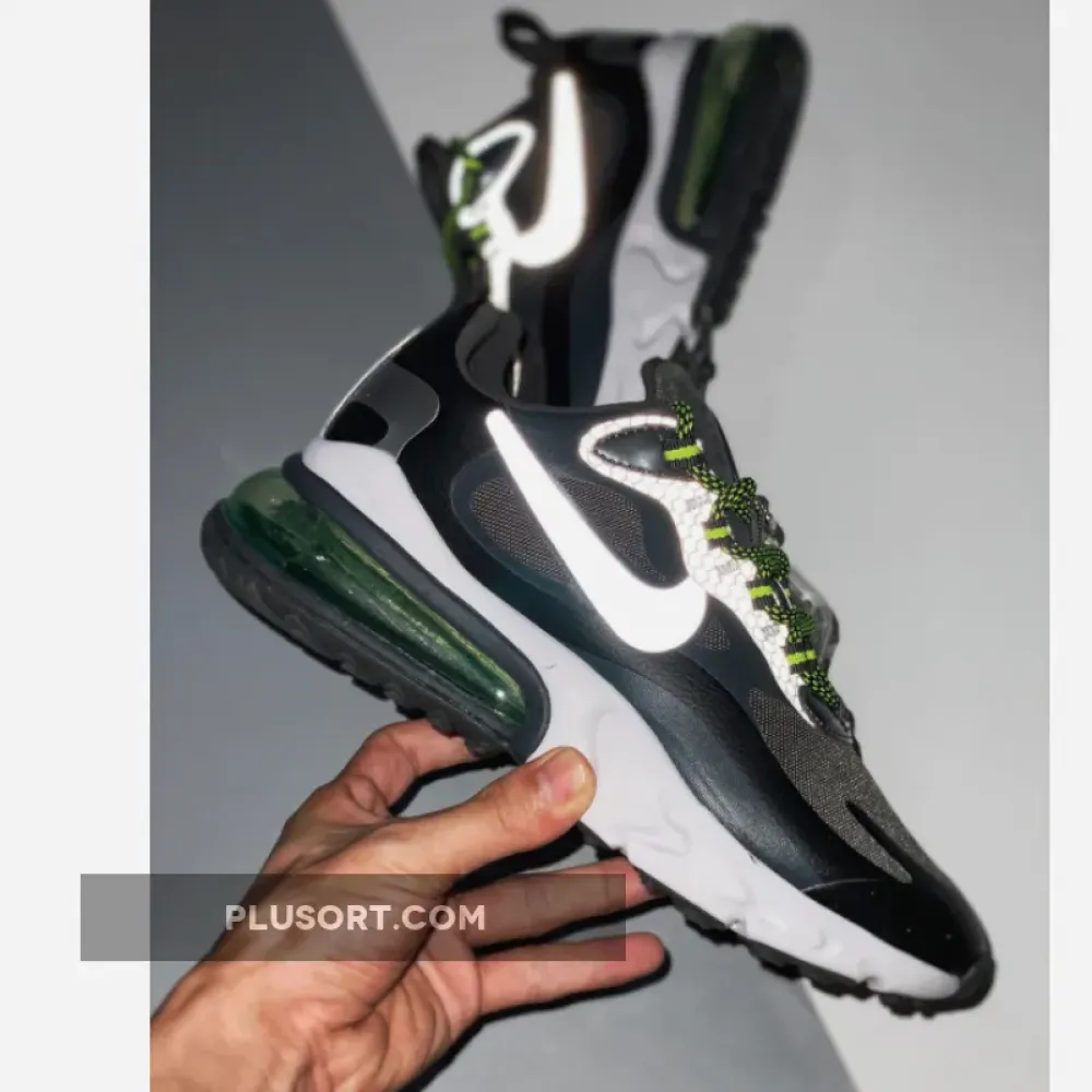 3M x Nike Air Max 270 React Black Reflective Silver  CT1647-001