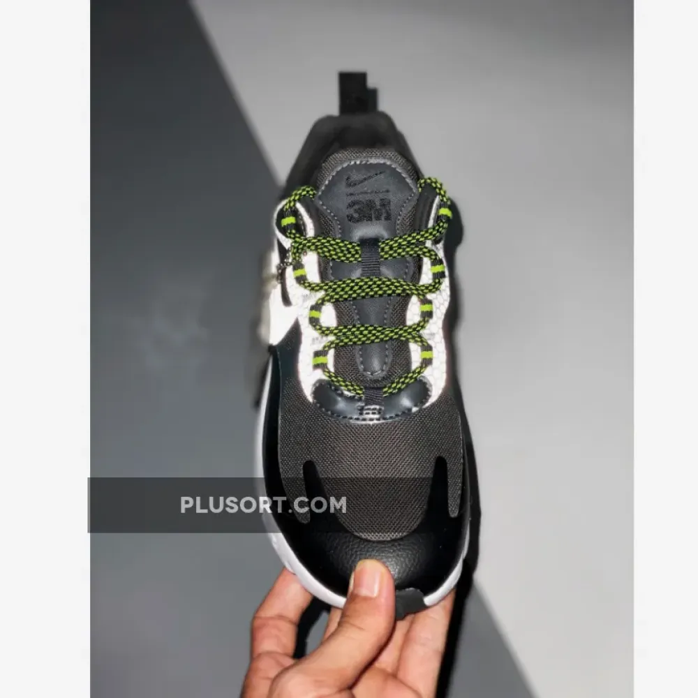 3M x Nike Air Max 270 React Black Reflective Silver  CT1647-001