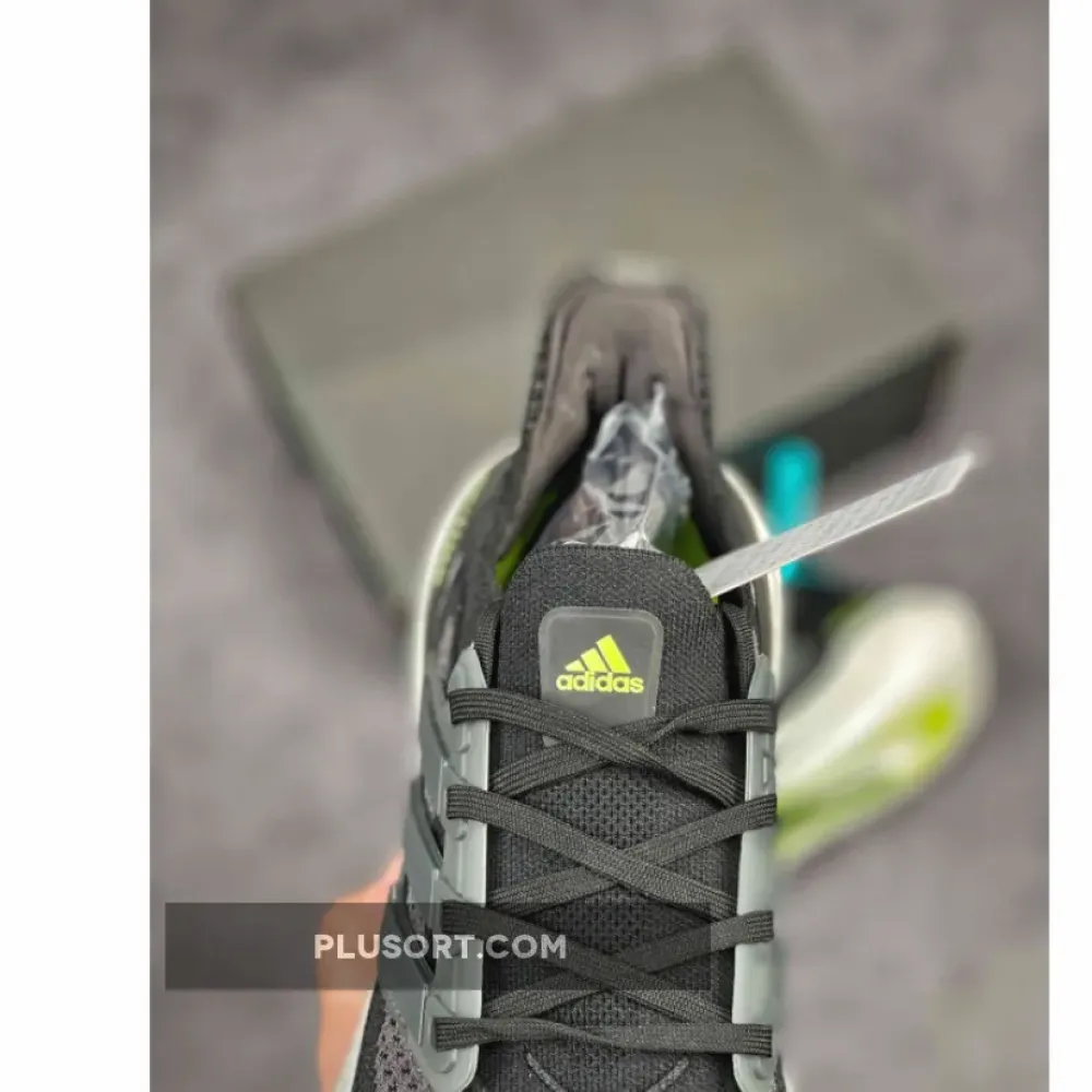 adidas UltraBOOST 21 Black/Silver Metallic/Solar Yellow FY0374