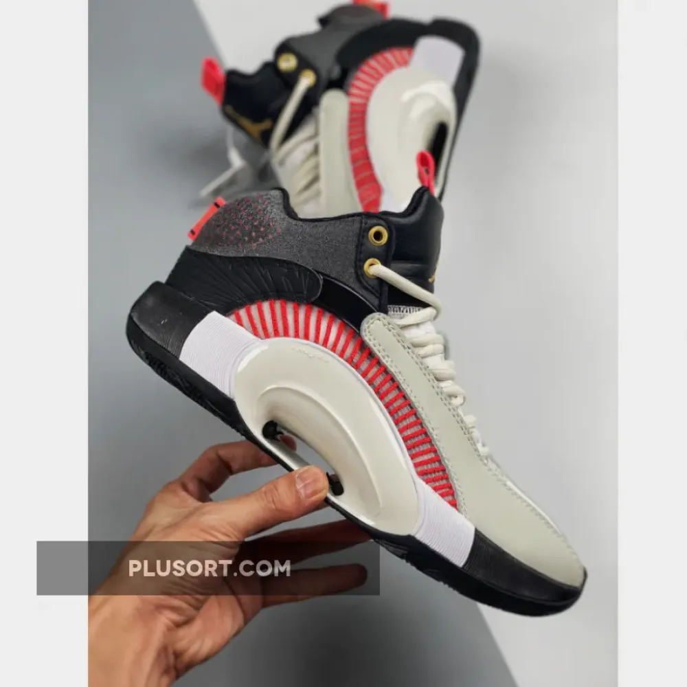 Titan x Air Jordan 35 Grey/Charcoal-Black  DD4701-001