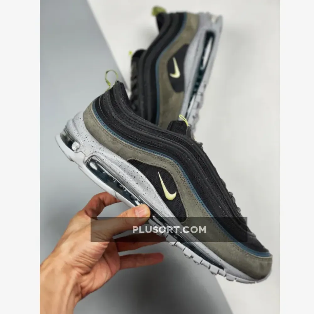 Nike Air Max 97 ‘Rock Climbing’ Black Blue Olive  DB4611-001