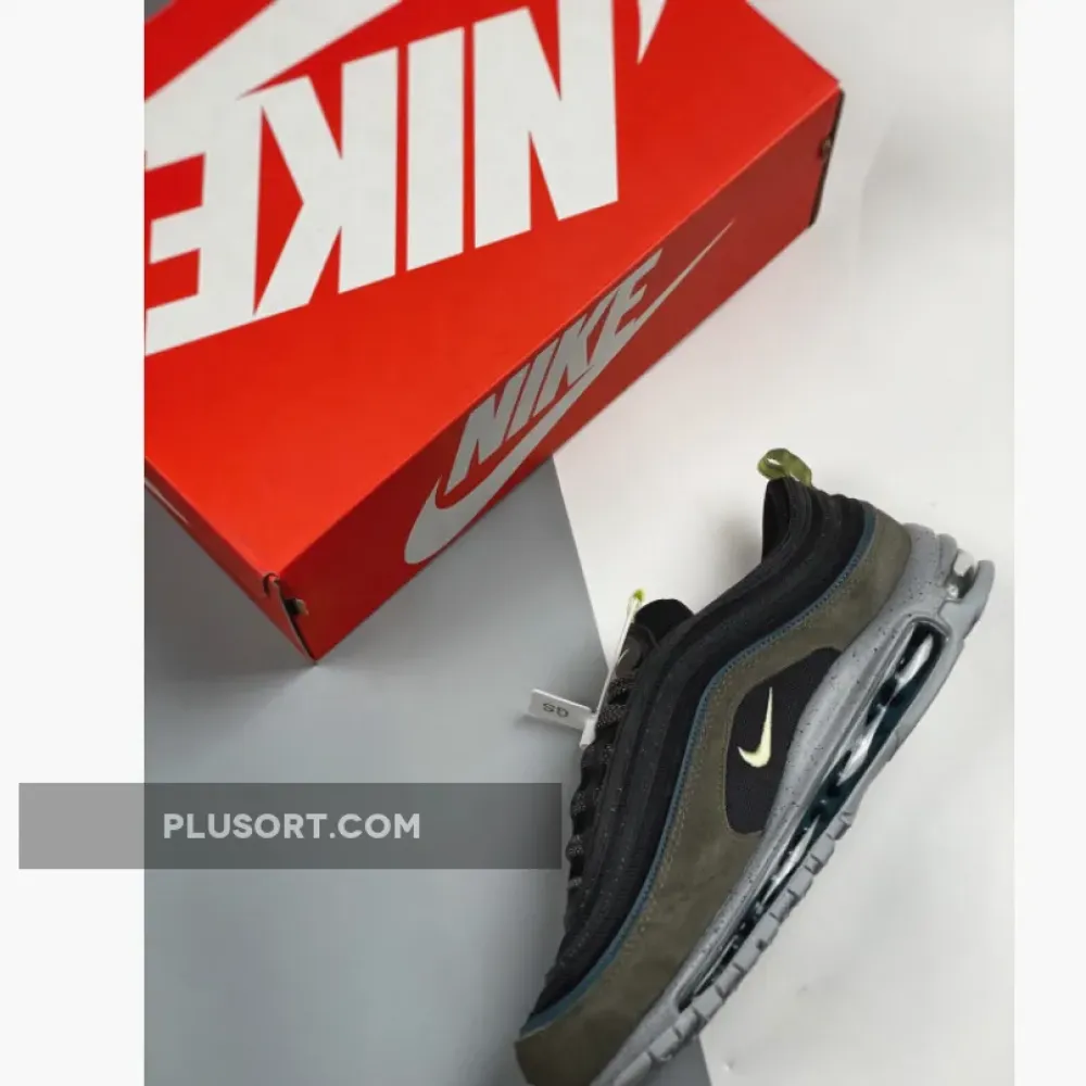 Nike Air Max 97 ‘Rock Climbing’ Black Blue Olive  DB4611-001