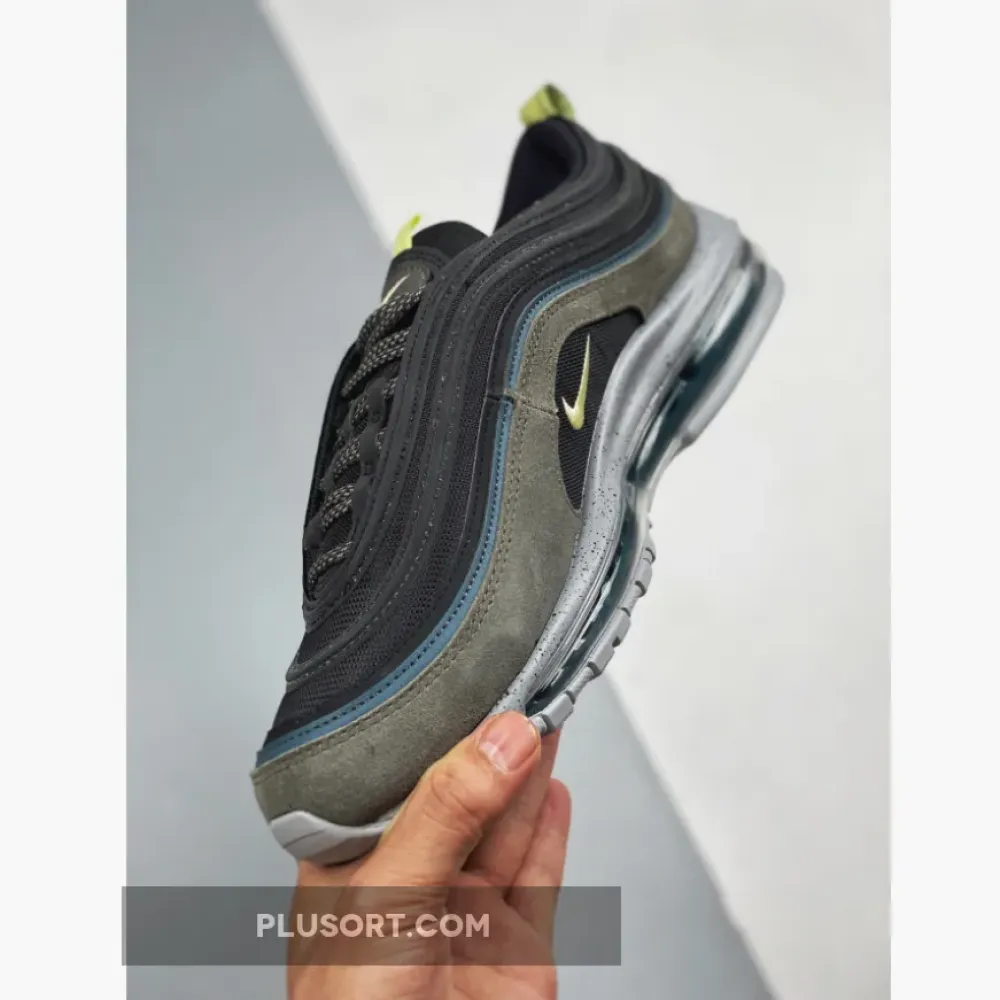 Nike Air Max 97 ‘Rock Climbing’ Black Blue Olive  DB4611-001