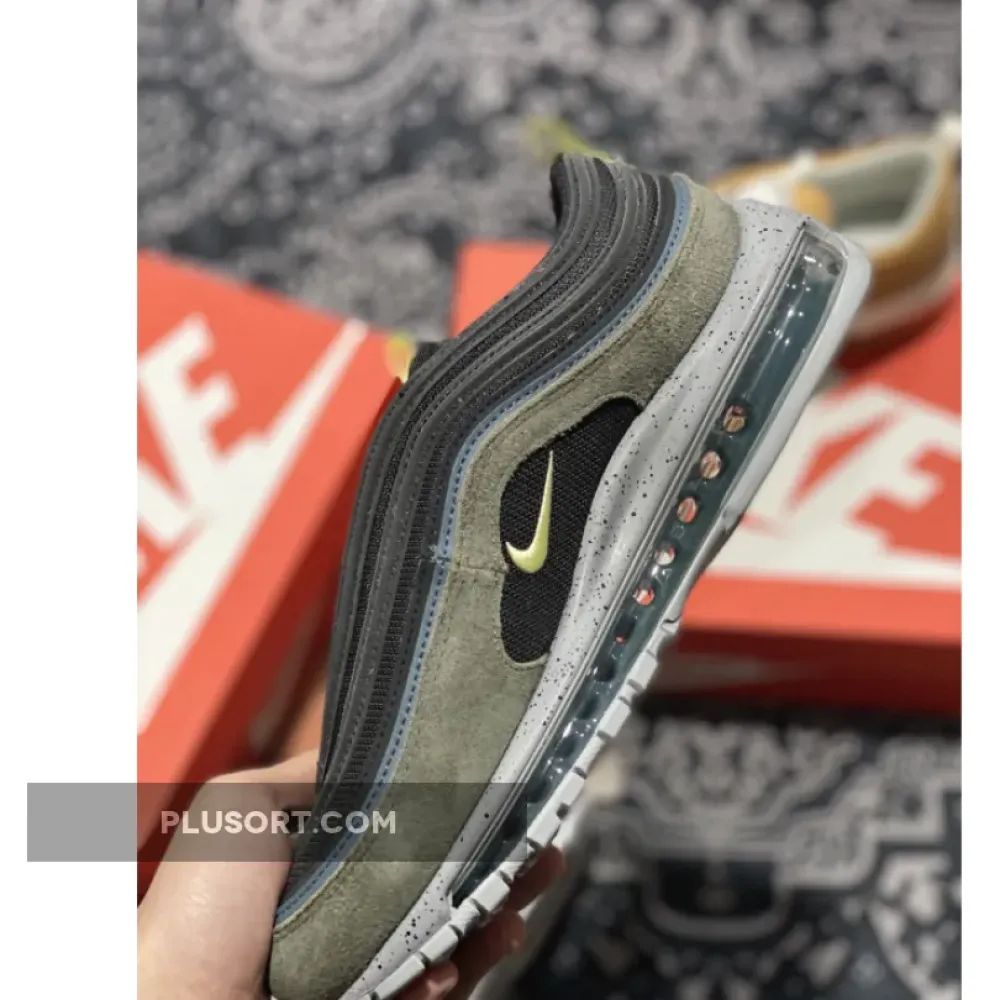 Nike Air Max 97 ‘Rock Climbing’ Black Blue Olive  DB4611-001