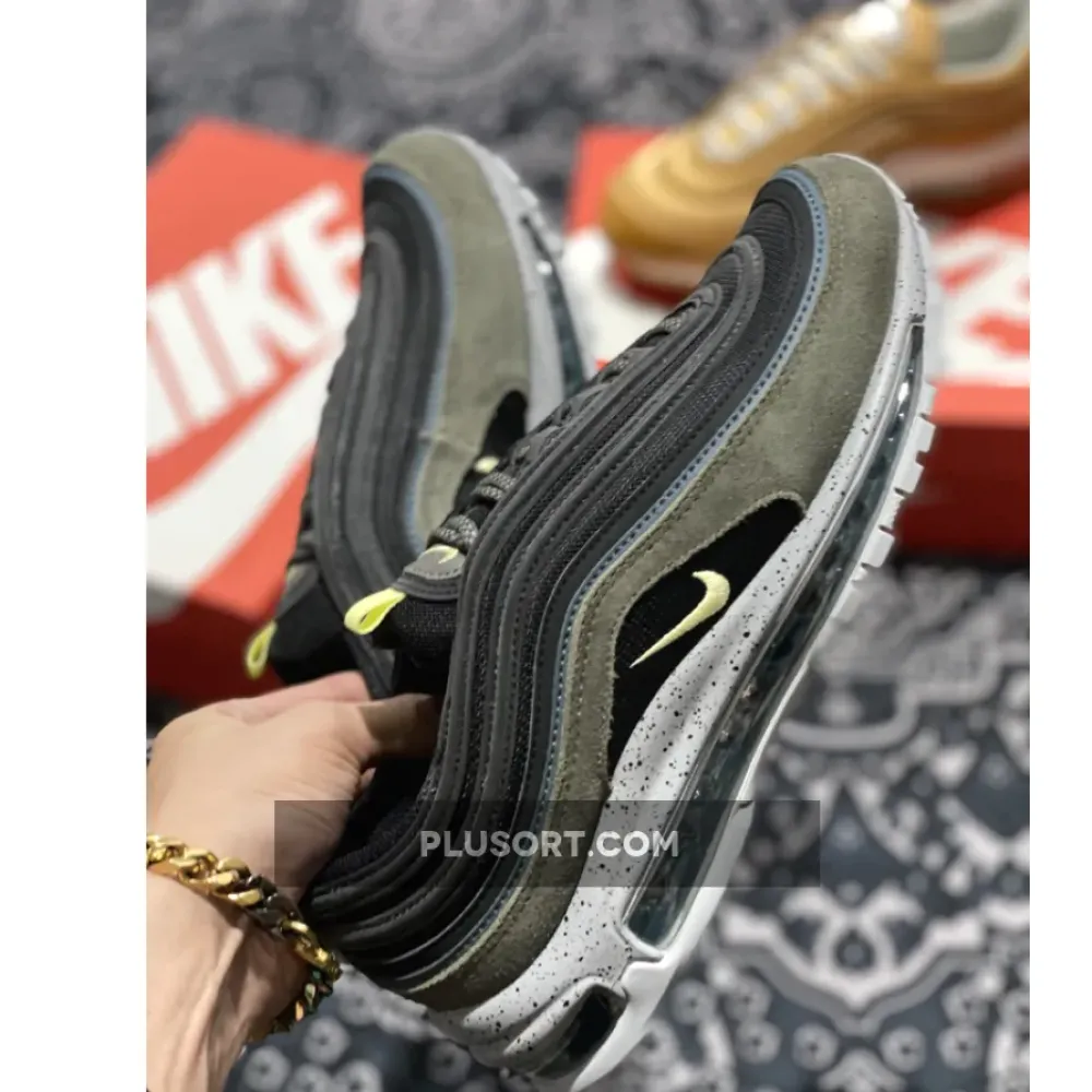 Nike Air Max 97 ‘Rock Climbing’ Black Blue Olive  DB4611-001