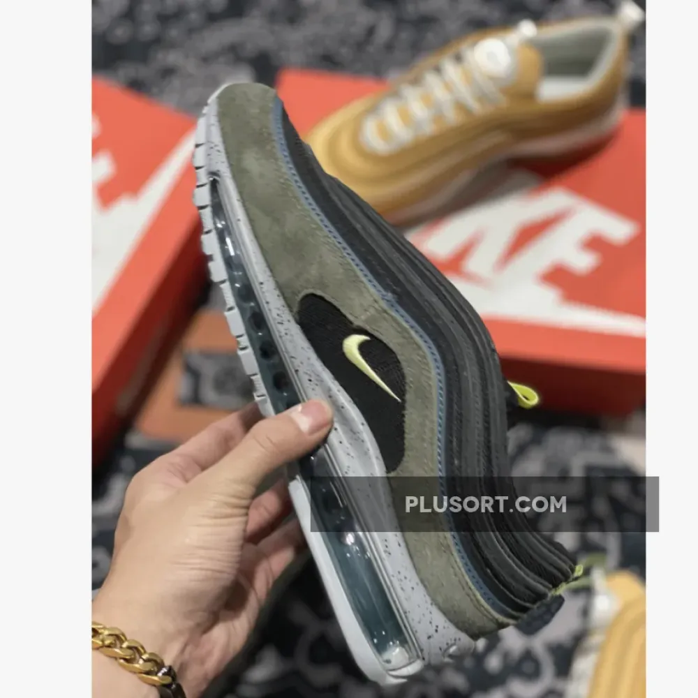 Nike Air Max 97 ‘Rock Climbing’ Black Blue Olive  DB4611-001