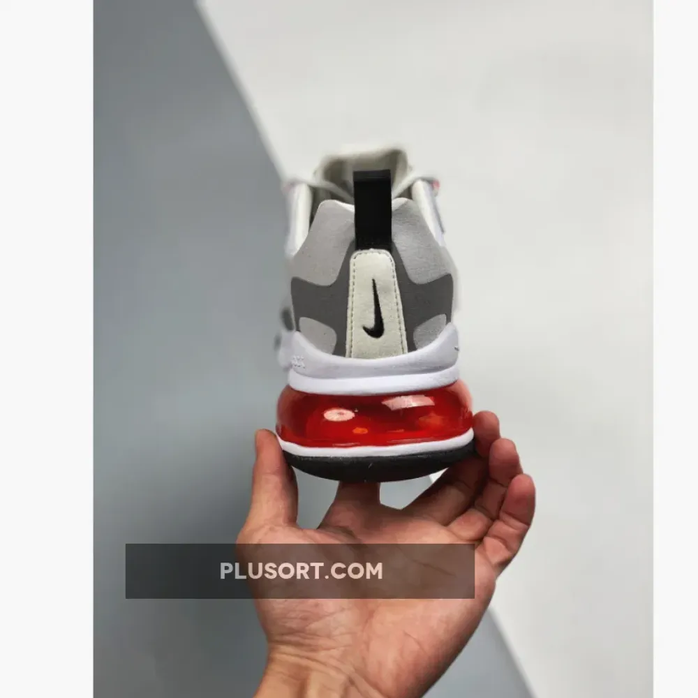 Nike Air Max 270 React White Flash Crimson  CT1280-100