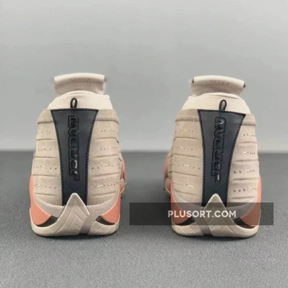 Clot x Air Jordan 14 Low Sepia Stone/Terra Blush-Desert Sand DC9857-200