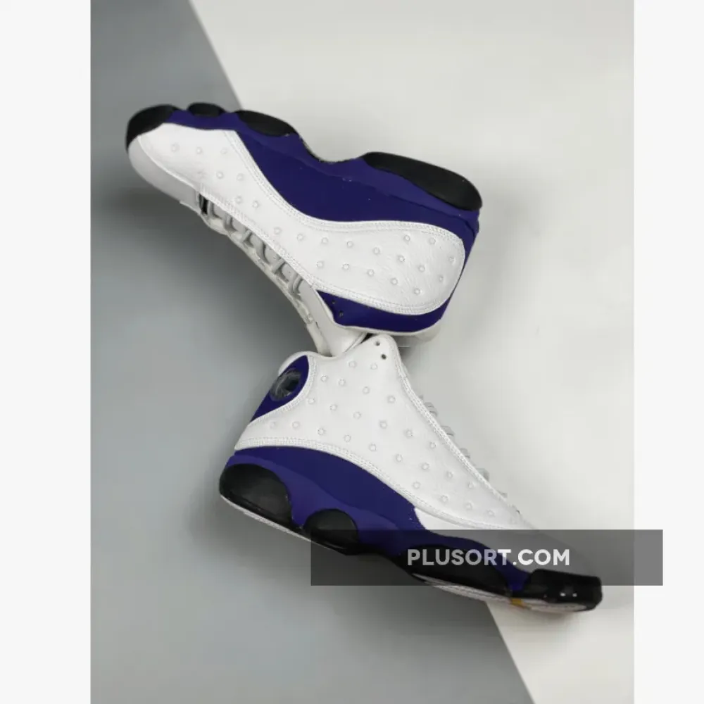 Air Jordan 13 “Lakers” White/Black-Court Purple-University Gold 414571-105