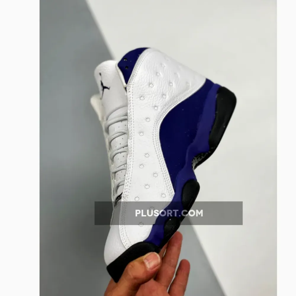 Air Jordan 13 “Lakers” White/Black-Court Purple-University Gold 414571-105