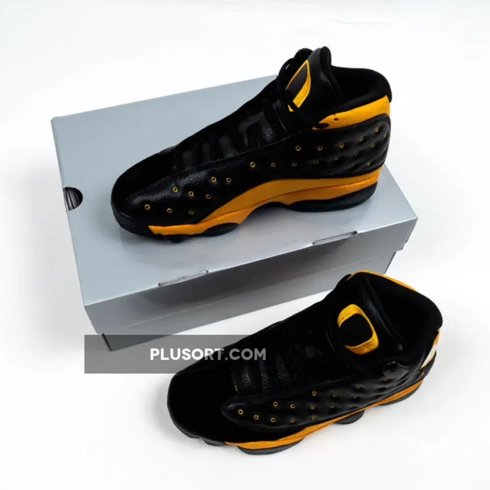 Air Jordan 13 PE Oregon “Track and Field” Black Yellow