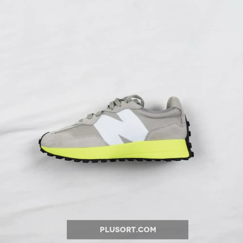 New Balance 327 Grey Neon Green