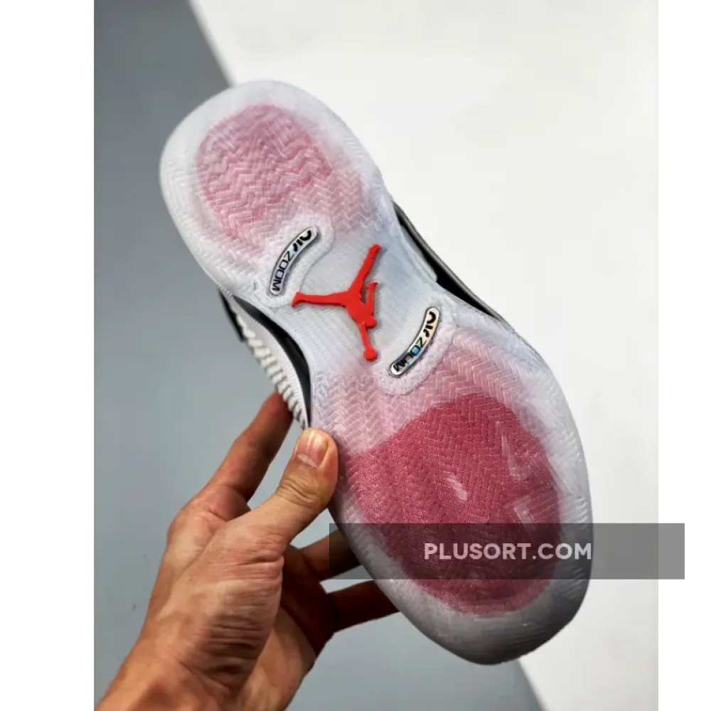 Air Jordan 35 “DNA” White/Black-Fire Red CQ4227-001