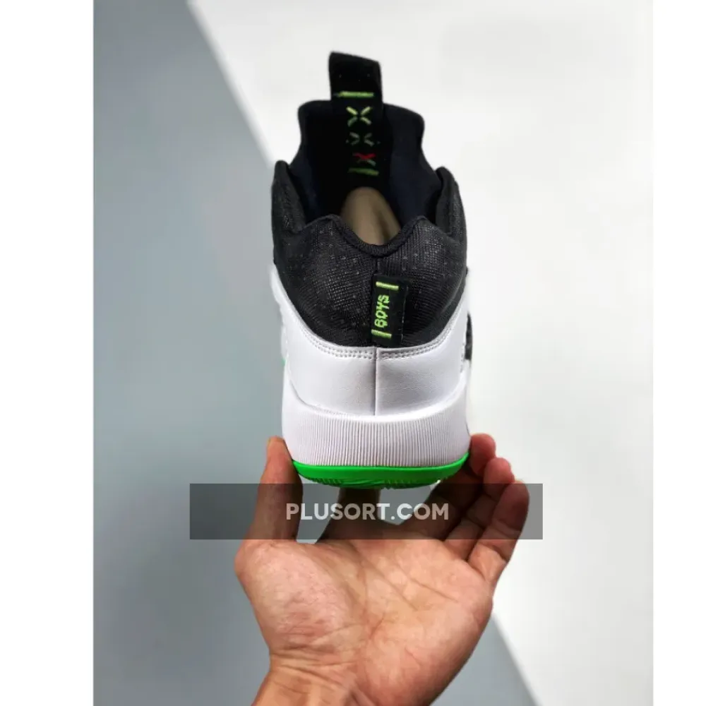 Air Jordan 35 White Black Green