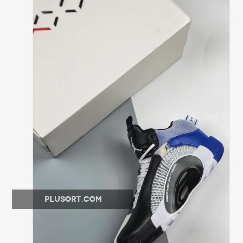 Fragment x Air Jordan 35 White/Black-Sport Blue DA2371-100