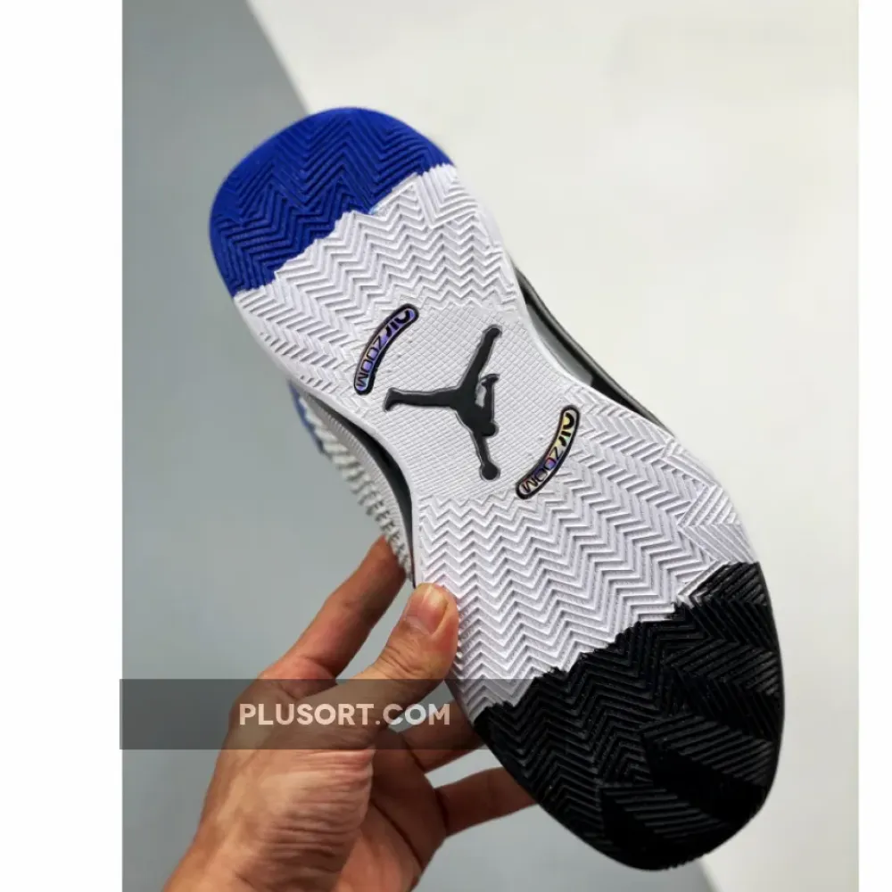 Fragment x Air Jordan 35 White/Black-Sport Blue DA2371-100
