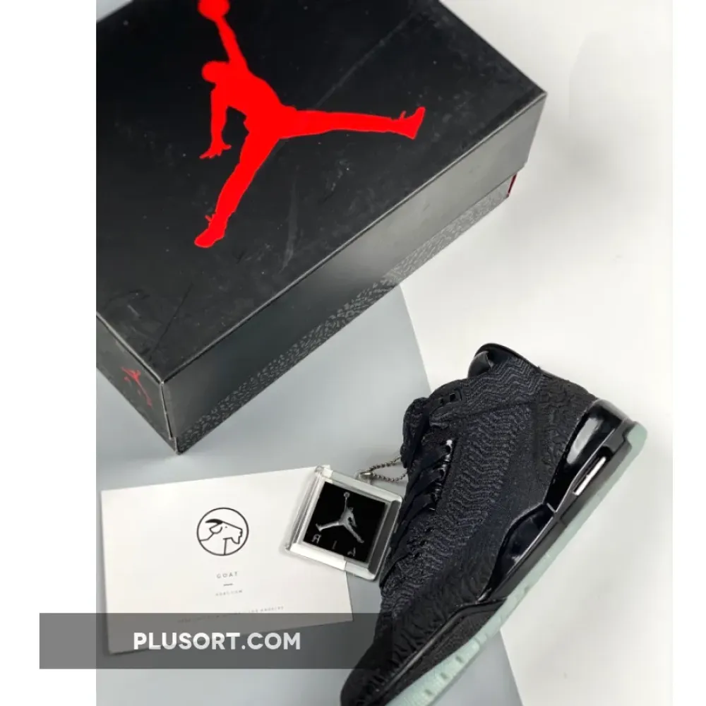 Air Jordan 3 Retro Flyknit Black  AQ1005-001